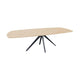 HelloTable Mido eettafel Deens Ovaal 240x100 cm eiken naturel black
