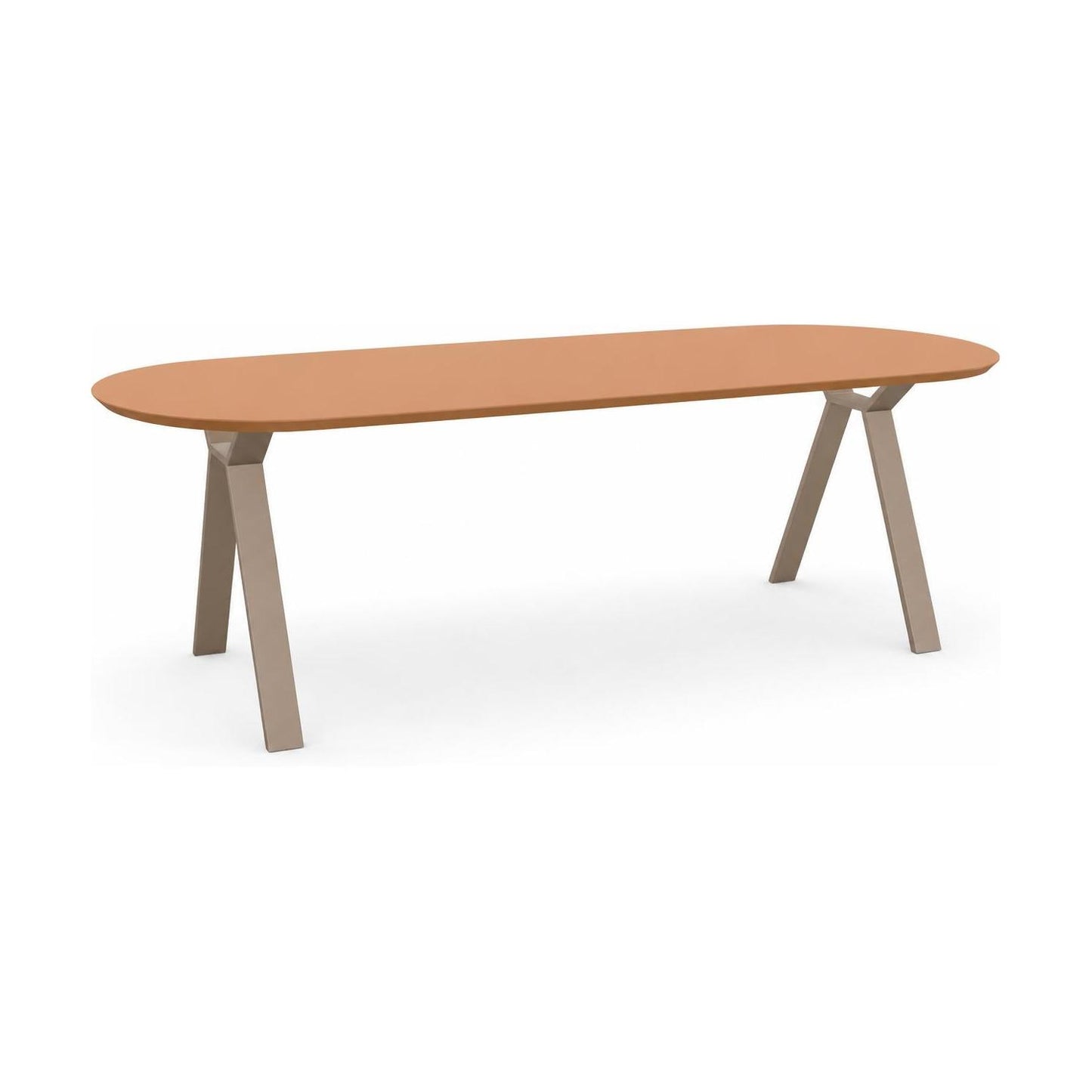 HelloTable Mova eettafel Capsule 240x100 cm Fenix giallo evora - staal Sand