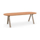 HelloTable Mova eettafel Capsule 240x100 cm Fenix giallo evora - staal Sand