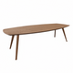 HelloTable Novum 15 eettafel semi ovaal 260x120 cm eiken Tabacco