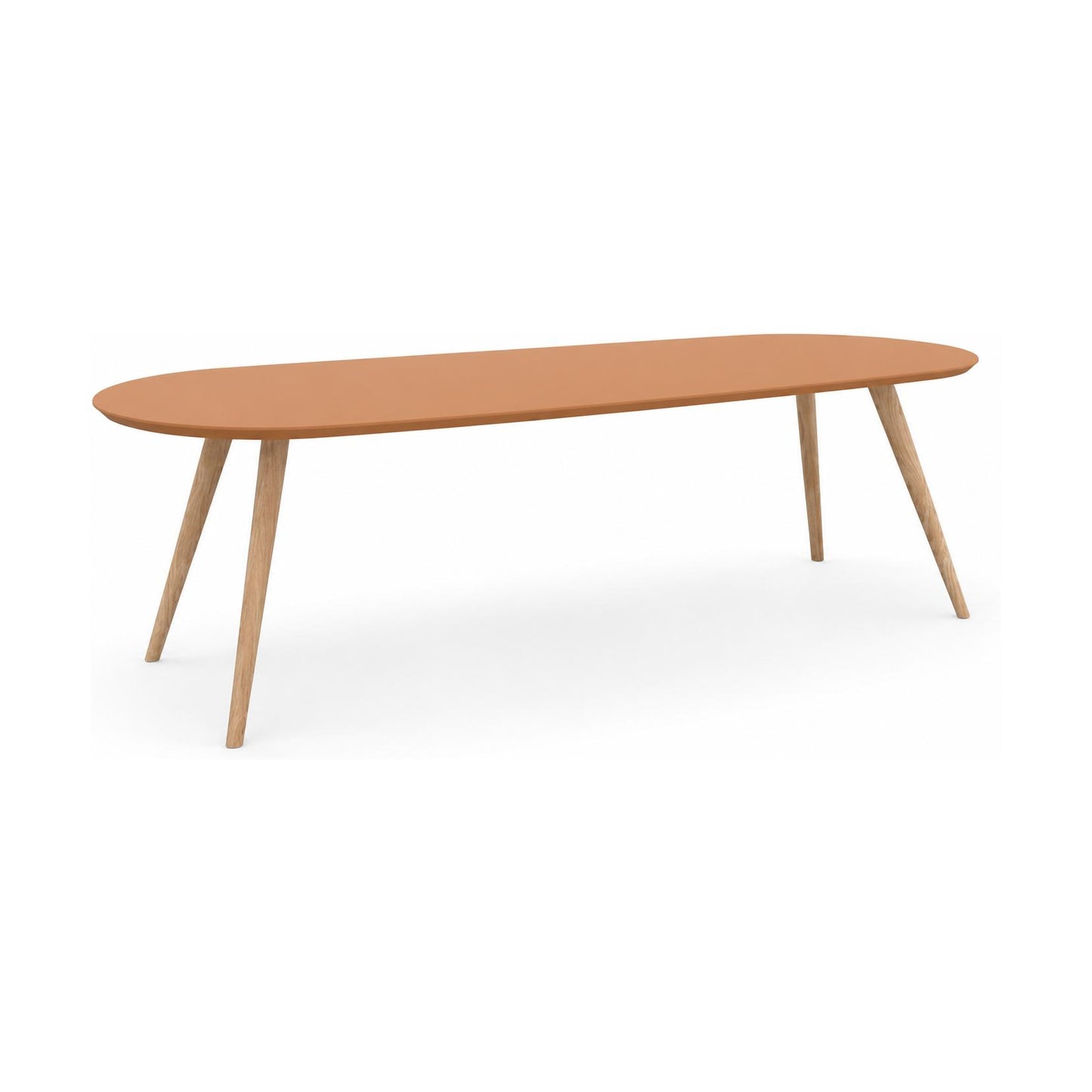 HelloTable Novum 15 eettafel Capsule 240x100 cm Fenix giallo evora - eiken Naturel