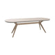 HelloTable Nox eettafel Capsule 240x100 cm HPL bone dust - Sand