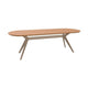 HelloTable Nox eettafel Capsule 240x100 cm Fenix giallo evora - staal Sand