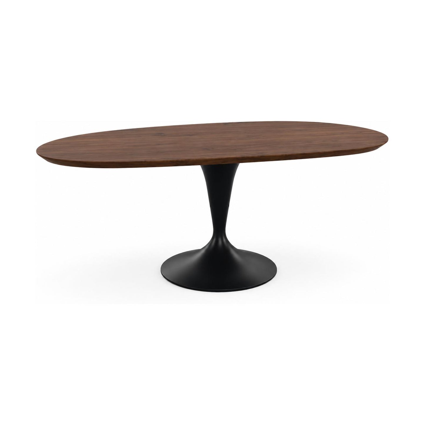 HelloTable Runo eettafel Organisch 200x90 cm ongeborsteld nieuw eiken Tabacco light - staal zwart