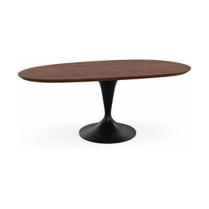 HelloTable Runo eettafel Organisch 200x90 cm ongeborsteld nieuw eiken Tabacco light - staal zwart