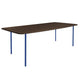 HelloTable Steelo eettafel rechthoek 200x100 cm bol eiken leem ultramarine blue