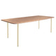 HelloTable Steelo eettafel rechthoek 200x100 cm bol eiken naturel green beige