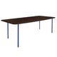 HelloTable Steelo eettafel rechthoek 200x100 cm bol eiken rock ultramarine blue