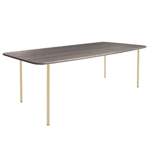 HelloTable Steelo eettafel rechthoek 180x100 cm bol eiken royal grey green beige