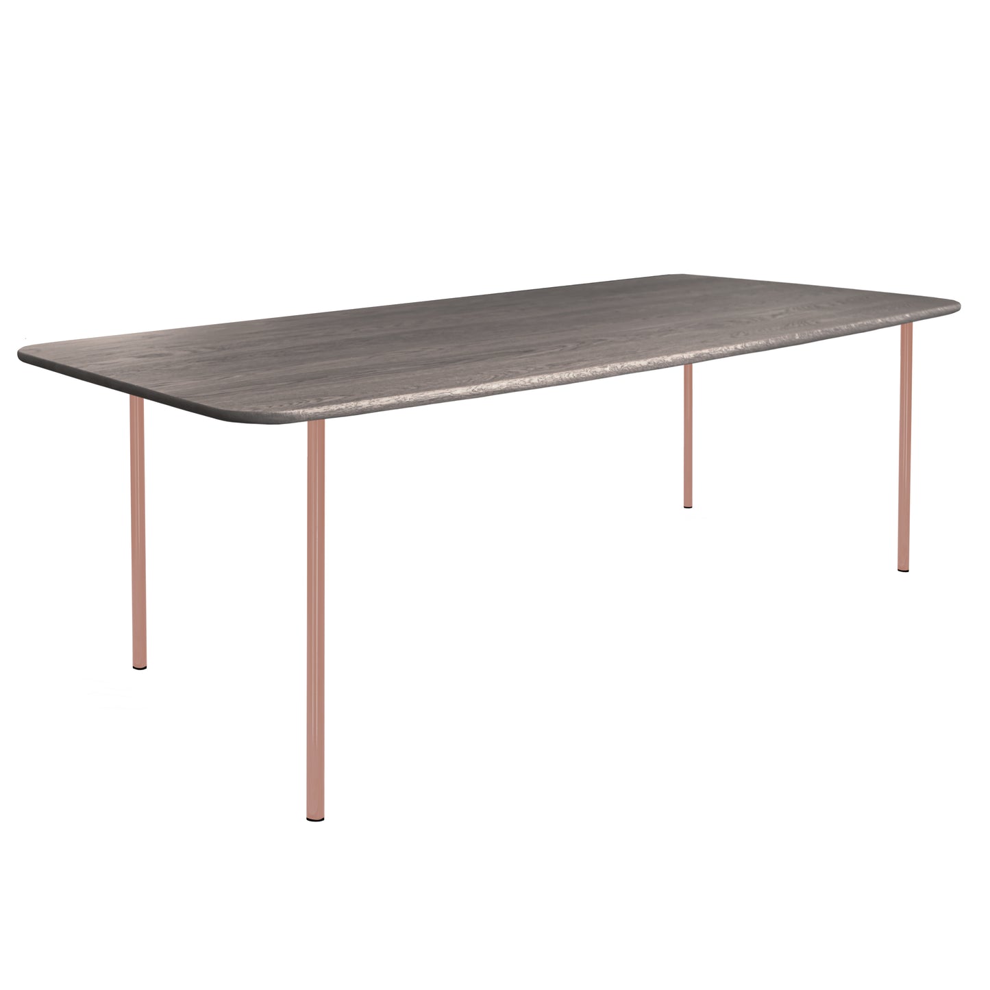 HelloTable Steelo eettafel rechthoek 180x100 cm bol eiken royal grey beige red