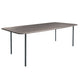 HelloTable Steelo eettafel rechthoek 200x100 cm bol eiken royal grey black grey