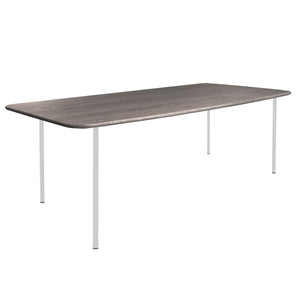 HelloTable Steelo eettafel rechthoek 240x100 cm bol eiken royal grey light grey