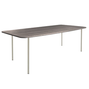 HelloTable Steelo eettafel rechthoek 180x100 cm bol eiken royal grey pebble grey