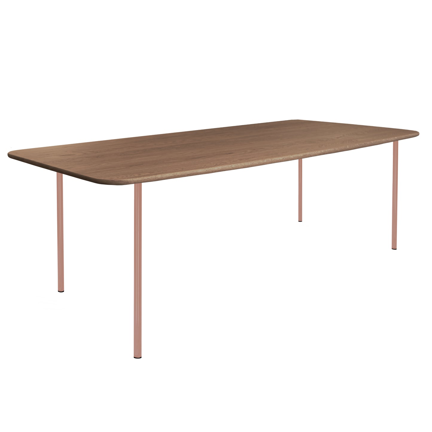 HelloTable Steelo eettafel rechthoek 180x100 cm bol eiken tabacco beige red