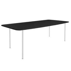 HelloTable Steelo eettafel rechthoek 220x100 cm bol eiken zwart light grey