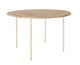 HelloTable Steelo eettafel rond Ø130 cm bol eiken naturel light ivory