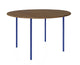 HelloTable Steelo eettafel rond Ø130 cm bol noten ultramarine blue