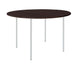 HelloTable Steelo eettafel rond Ø130 cm bol eiken rock light grey