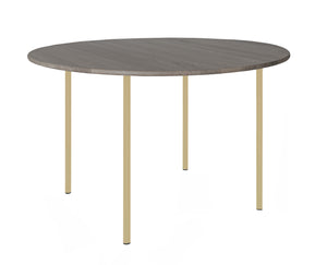 HelloTable Steelo eettafel rond Ø140 cm bol eiken royal grey green beige