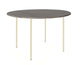 HelloTable Steelo eettafel rond Ø140 cm bol eiken royal grey light ivory