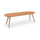HelloTable Tubo eettafel Capsule 240x100 cm Fenix giallo evora - staal Sand