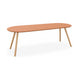 HelloTable Tubo eettafel Capsule 240x100 cm Fenix giallo evora - eiken Naturel
