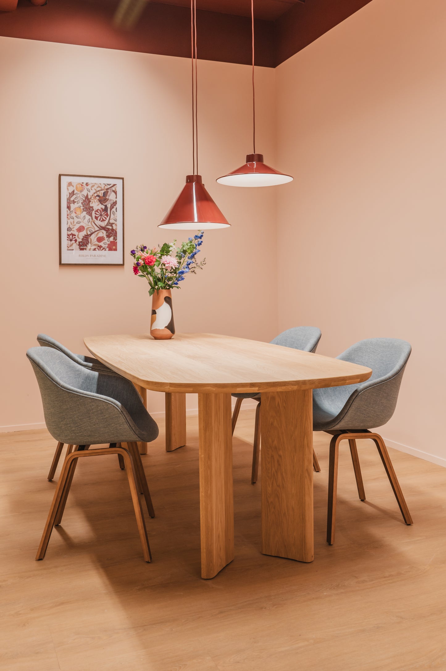 HelloTable Turtle eettafel Deens ovaal 200x100 cm eiken Dark Stained