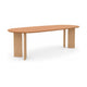HelloTable Turtle eettafel Capsule 240x100 cm Fenix giallo evora - eiken Naturel