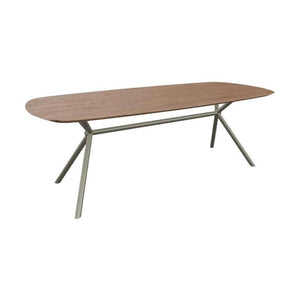 HelloTable Xyla eettafel Deens Ovaal 220x100 cm eiken Tabacco/Anodic Brown
