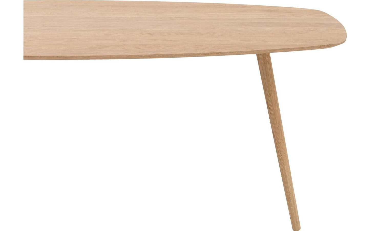 HelloTable Novum 15 eettafel Semi Ovaal 250x110 cm eiken naturel