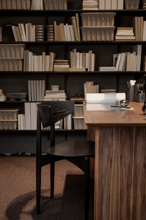 Ferm Living Herman Wood eetkamerstoel Black