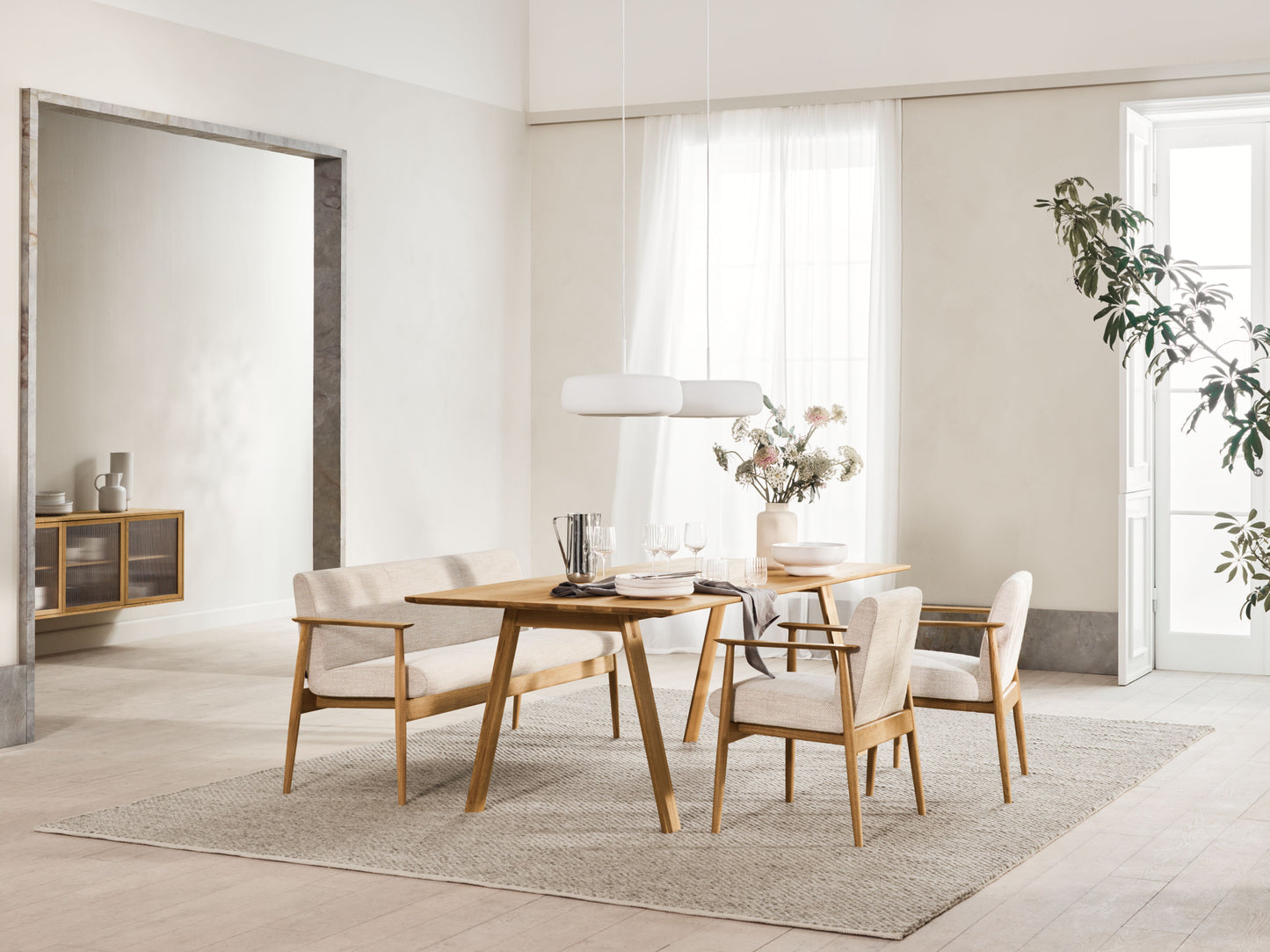 Bolia Fluire hanglamp Ø42 cm Opal