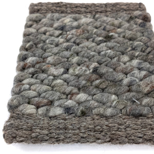 HelloCarpet Eden vloerkleed 170x240 cm Grijsbruin