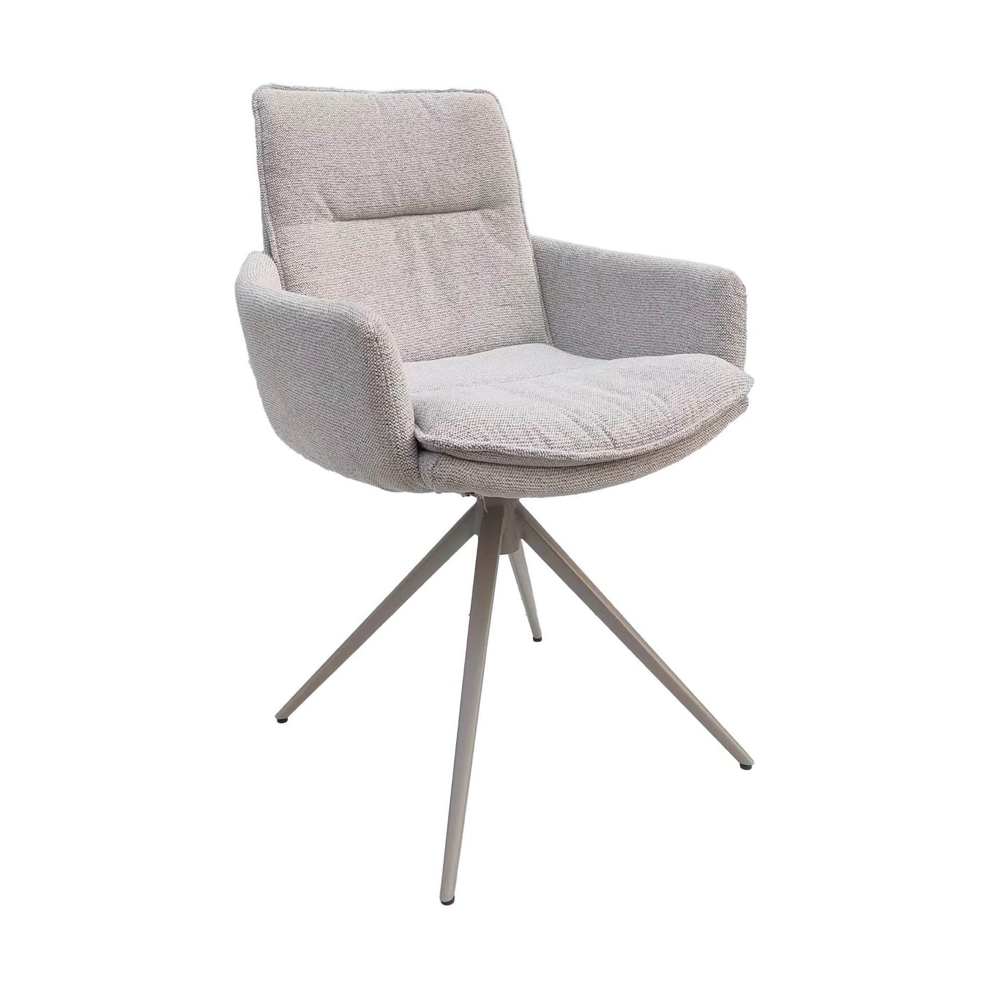 HelloChair HC12 Flix eetkamerstoel spinpoot beige Sneak Natural