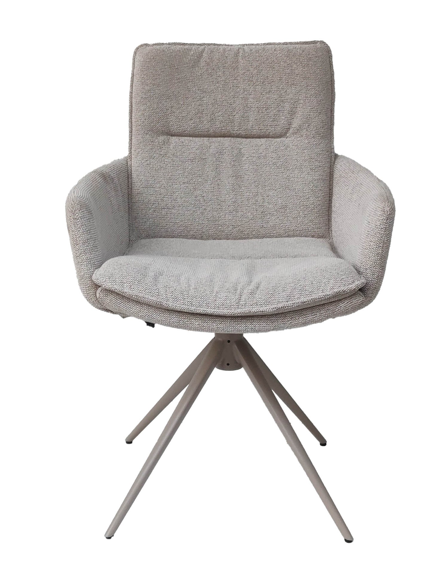 HelloChair HC12 Flix eetkamerstoel spinpoot beige Sneak Natural