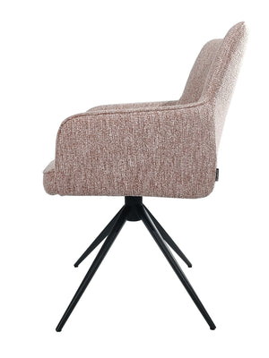 HelloChair HC10 Qube eetkamerstoel zwart Lodge Blossom