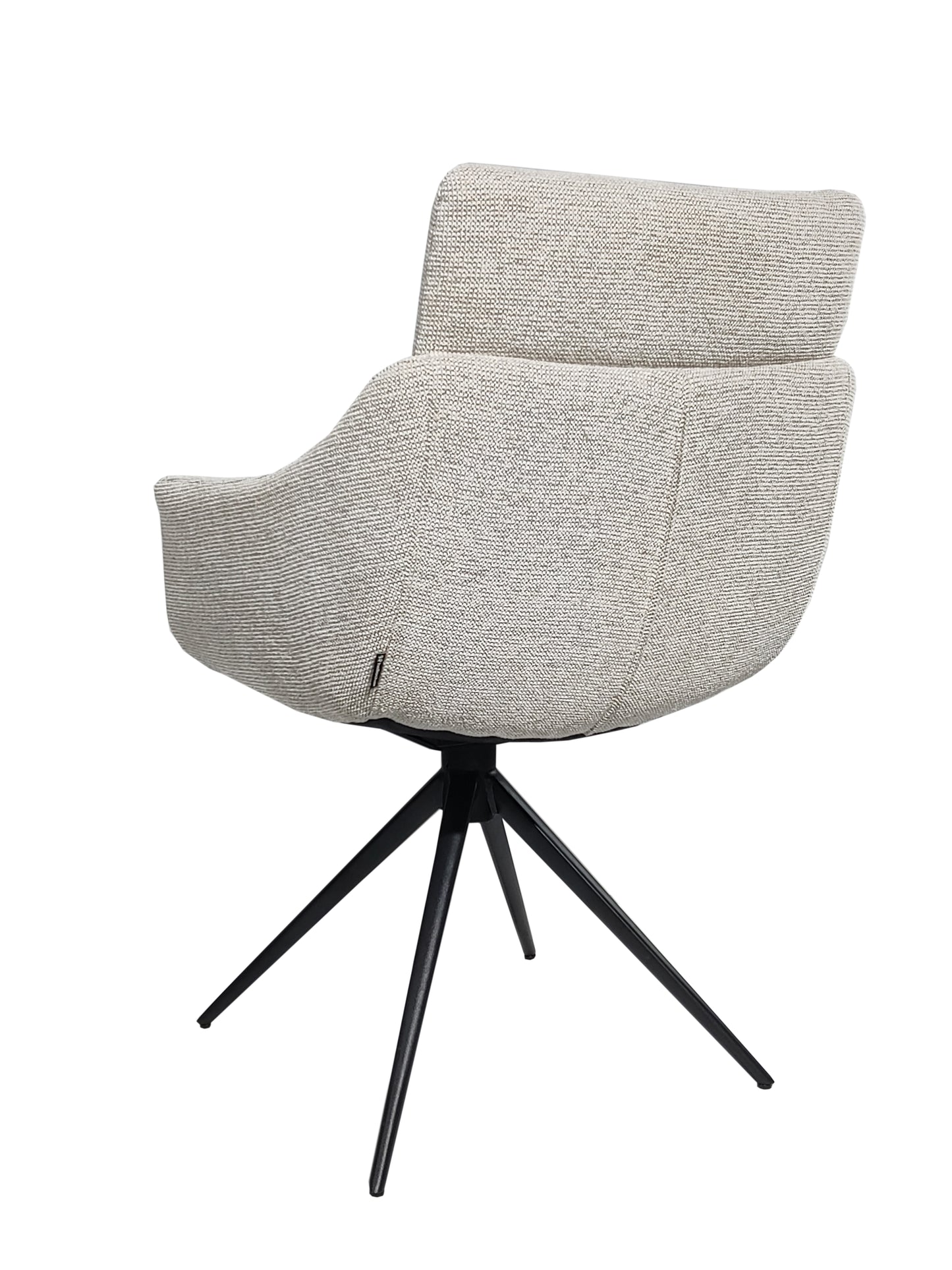 HelloChair HC11 Faam eetkamerstoel spinpoot zwart Sneak Natural