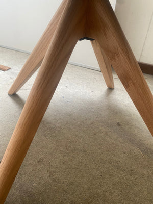 Tweedekansje Jesper Home Niimi eetkamerstoel revolve oak Saving Greige