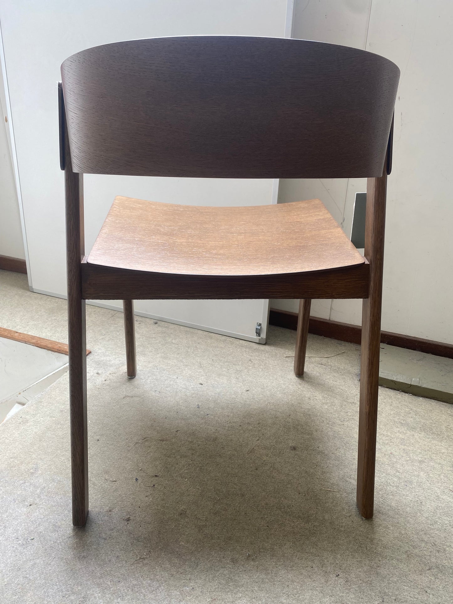 Tweedekansje Muuto Cover Side eetkamerstoel dark brown