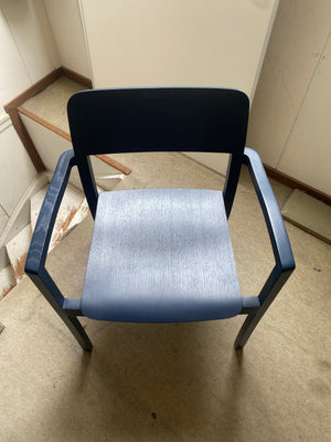 Tweedekansje - HAY Pastis eetkamerstoel met arm Steel Blue