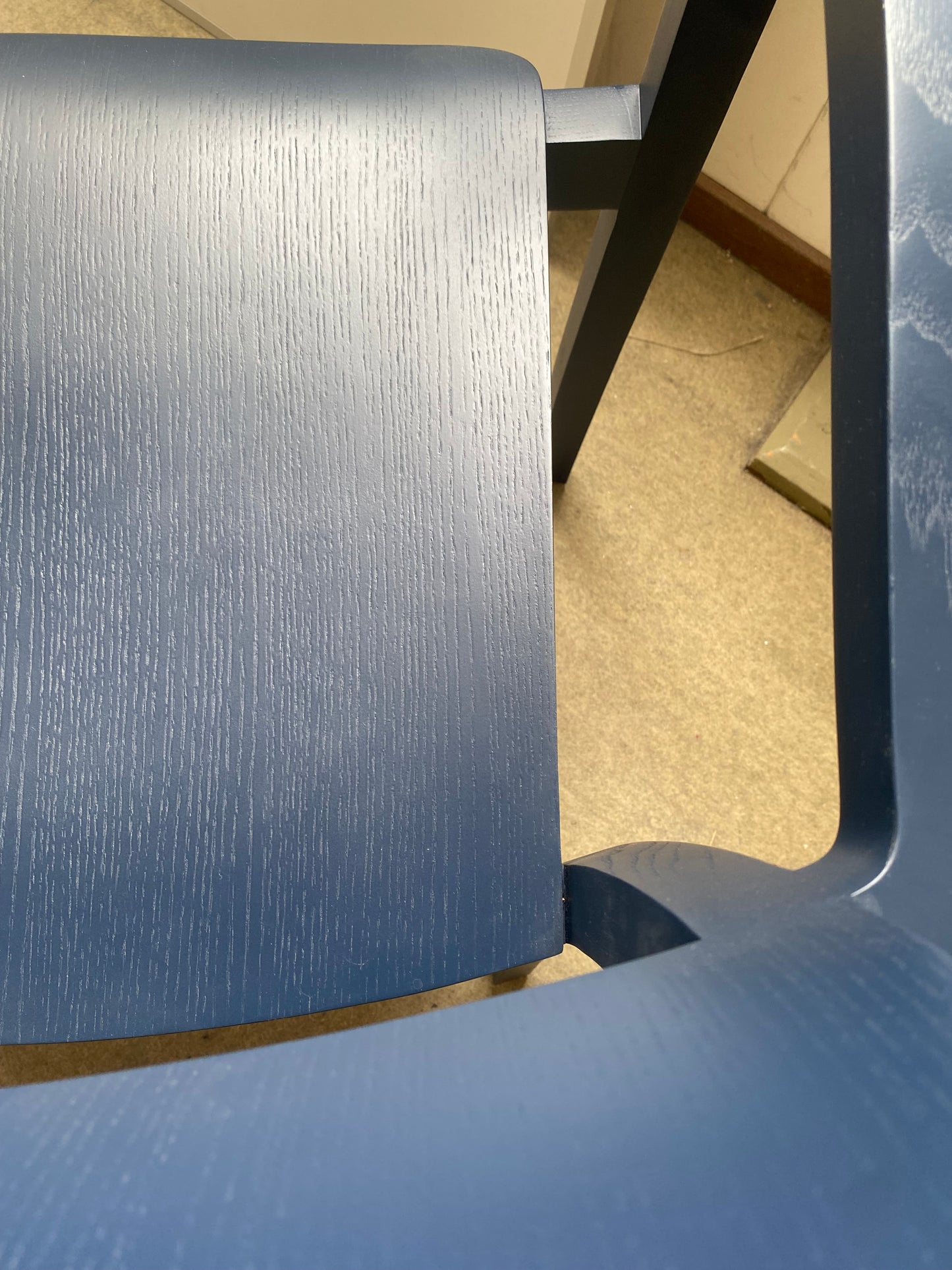 Tweedekansje - HAY Pastis eetkamerstoel met arm Steel Blue