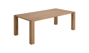 Kave Home Deyanira eettafel 220x110 cm eiken fineer Naturel