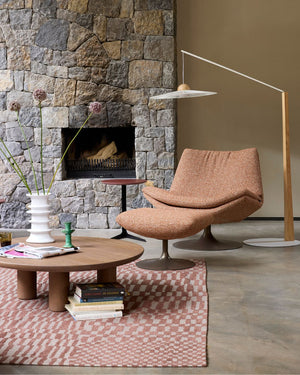Dyyk Papilon fauteuil Portofino Naturel anodic brown