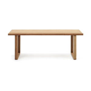 Kave Home Canadell tuintafel 220x100 cm teakhout