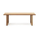 Kave Home Canadell tuintafel 220x100 cm teakhout