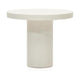 Kave Home Aiguablava tuintafel Ø90 cm cement Wit