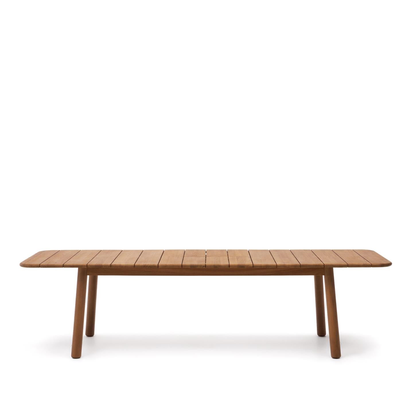 Kave Home Turqueta tuintafel 220/294x100 cm teakhout