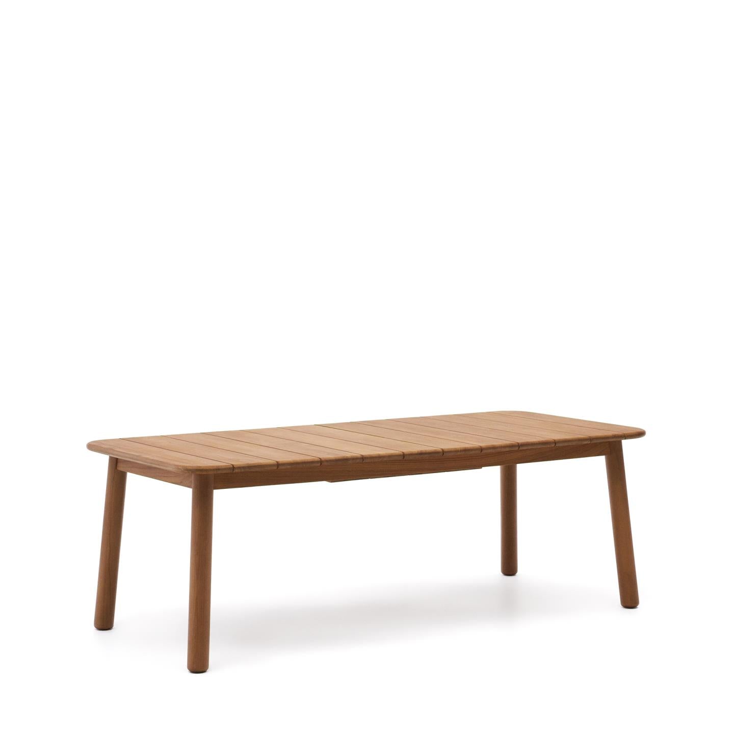 Kave Home Turqueta tuintafel 220/294x100 cm teakhout