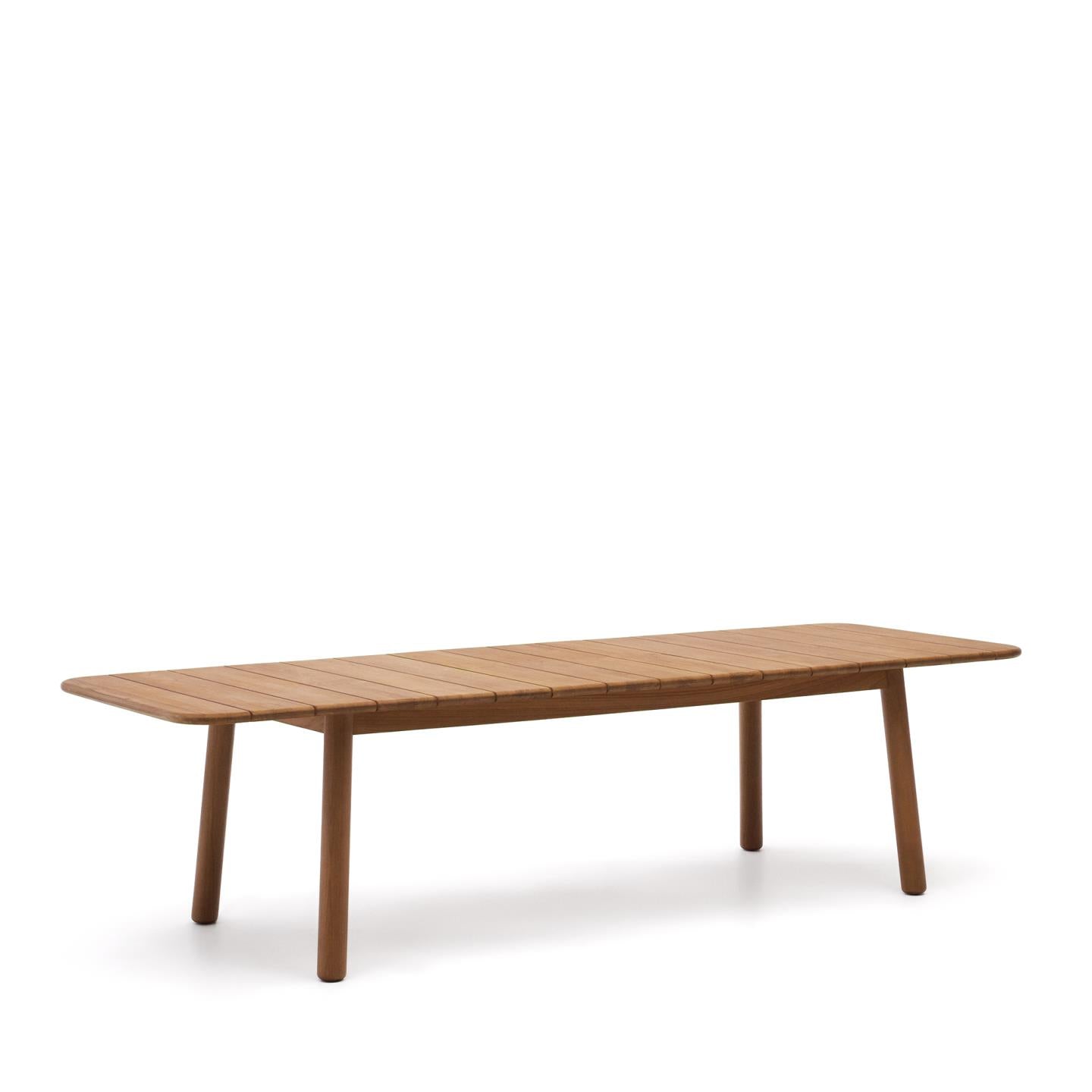 Kave Home Turqueta tuintafel 220/294x100 cm teakhout
