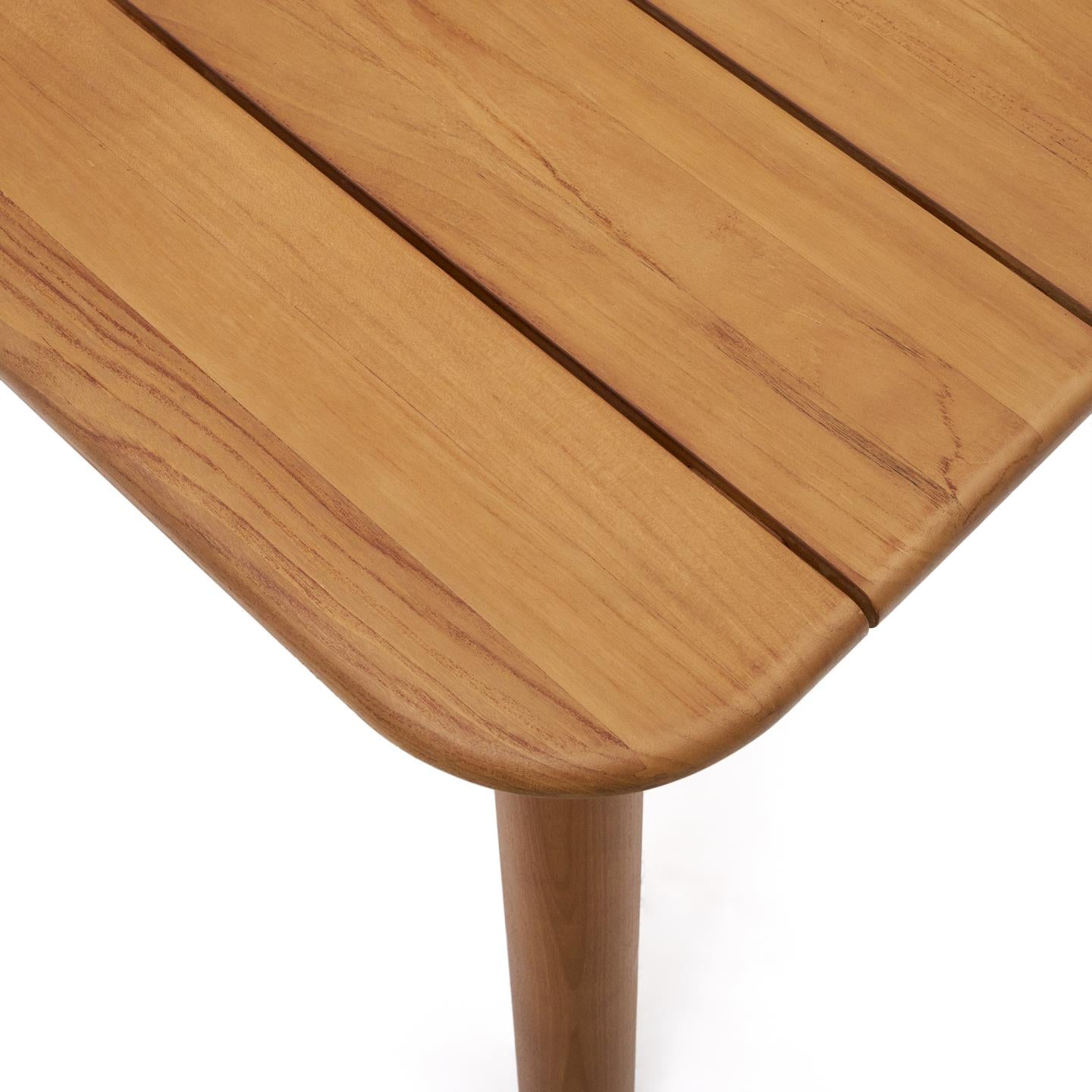 Kave Home Turqueta tuintafel 220/294x100 cm teakhout